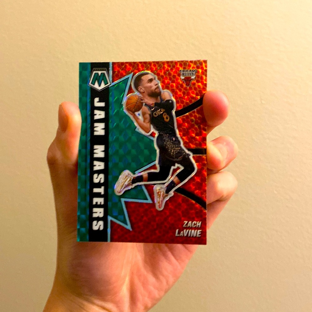 Zack Lavine Panini basketball card (Jam Master)